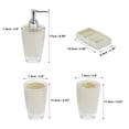 thumbnail image 2 of Unique Bargains 1 Set Reusable Bathroom Accessories Set for Bathroom Vanities Beige PS, 2 of 4