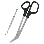 Greensen Toenail Scissors Long Handled Ergonomic Unique Design Toenail Clippers With Nail Picker For Adults,Toenail Scissors
