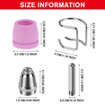 thumbnail image 2 of 50 Piece AG60P Plasma Cutter Consumables Kit Includes Cutting Torch Tips and Nozzles - Compatible with AG60, WSD60, 2 of 6