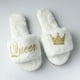 thumbnail image 4 of Sandalias Flurry personalizadas para mujer, sandalias de casa para mujer, regalo de cumpleaños, mejor amiga, boda, novia, dama de honor, regalos, 1 par, 4 of 4