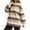Khaki, variant on Tqcoqu Women's Striped Crew Neck Sweatshirt,Long Sleeve Drop Shoulder Loose Casual Pullover Top,2026 Trendy Clothes