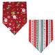thumbnail image 1 of Baberos triangulares transpirables para mascotas, llenos de patrones de elementos navideños, para perros y gatos, 1 of 5