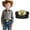 Black, variant on Kid Western Leather Belt for Boys Girls,Toddler Youth Embossed Bull Belt for Jeans Christmas Gifts