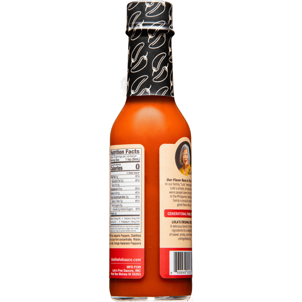 Lola's Fine Hot Sauce - Original Recipe - 6 Pack Bundle