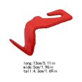 thumbnail image 2 of QualitChoice Vehicle Seat Back Hanger Universal Leather Hooks Hanging Bag Jacket Pouch Storage Holder Automobile Interior Spare 1Pc Red 1Set, 2 of 6