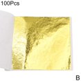 thumbnail image 1 of 100 Sheets Slip Films DIY Foil Leaf Paper Nail Decor Gilding Craft, 1 of 8