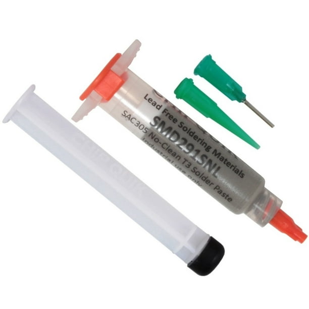 Chip Quik SMD291SNL Solder Paste No Clean LeadFree 5cc Syringe