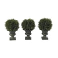 thumbnail image 2 of Nearly Natural Cedar Ball Topiary - Set of 3, 2 of 2