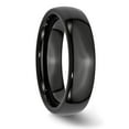 thumbnail image 4 of Chisel Black Ceramic 6mm Polished Band, 4 of 7