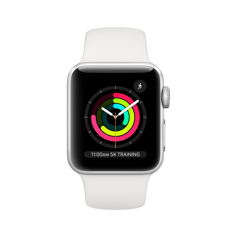 Apple Watch Series 3 GPS Silver - 38mm - White Sport Band