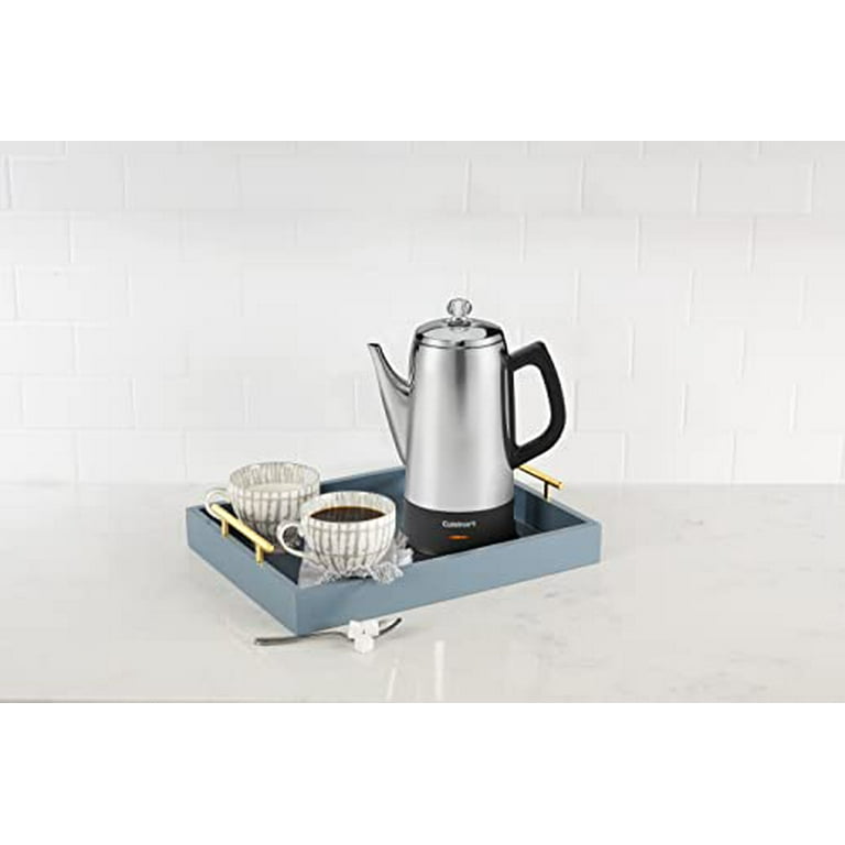Cuisinart Electric Coffee Maker PRC12N 12 Cup Stainless Steel Percolator Walmart