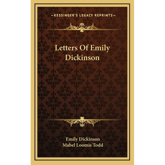 Letters Of Emily Dickinson (Hardcover)