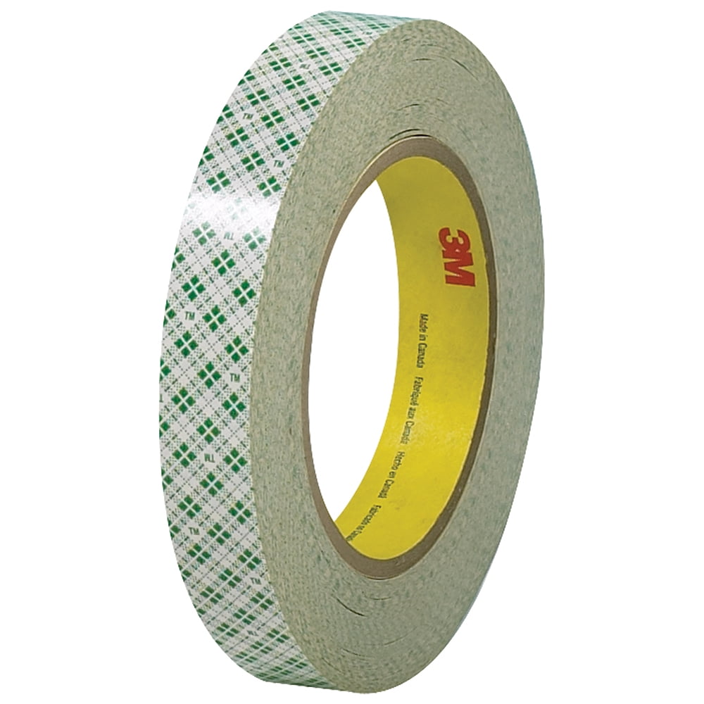 3M Double Sided Masking Tape 6.0 Mil 3/4" x 36 yds. OffWhite 3/Case
