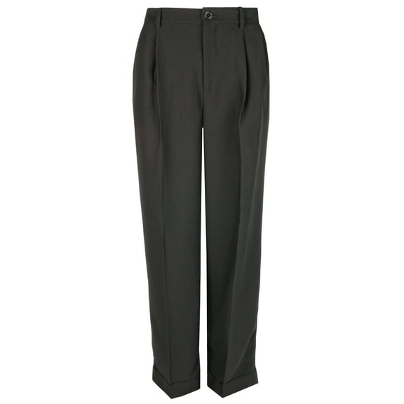 Women's Plus Size Pleated Crepe Trouser Pants 22W