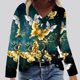 thumbnail image 2 of Camisas Para Mujer Camisetas de Gran Tamaño Manga Larga Moda Casual Cuello en V Cómodo Impreso Top Camiseta Blusa Odeerbi ODB135532, 2 of 4