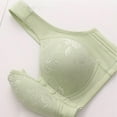 thumbnail image 4 of fatyb Front Closure Bras for Women 2 Pack No Underwire Full Coverage Plain Everyday Bras Comfortable, 4 of 6