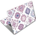 thumbnail image 1 of Laptop Skin Stickers Laptops Cover Decals Notebook PC Computer Art Protector Universal Reusable Waterproof Vinyl Art Decal Fits 12-15.6 inch Pink Watercolor Style Tribal Pattern, 1 of 9