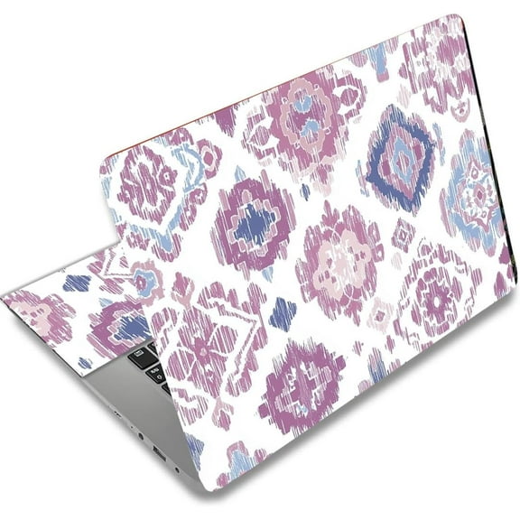 Laptop Skin Stickers Laptops Cover Decals Notebook PC Computer Art Protector Universal Reusable Waterproof Vinyl Art Decal Fits 12-15.6 inch Pink Watercolor Style Tribal Pattern DIY