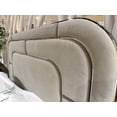 thumbnail image 3 of Orchid Queen Velvet Lift Up Storage Bed - Gray, 3 of 4