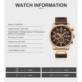 thumbnail image 3 of CURREN Brand Watch Men Leather Sports Watches Men's Army Military Quartz Wristwatch Chronograph Male Clock, 3 of 5