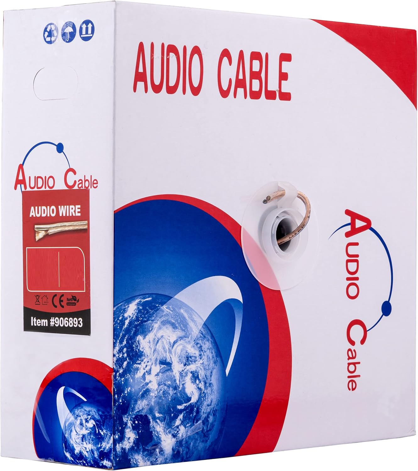 Speaker Wire 16 Gauge 16/2 250ft CCA (Copper Clad Aluminum) Clear Transparent Low Voltage Cable for Home Theater, Car Audio, LED Systems and More, Cables Direct Online