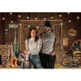 thumbnail image 3 of Felortte 10x8ft Polyester Western Cowboy Backdrop Wild West Wooden Barn Photography Background for Birthday Party Decoration Photo Studio Props, 3 of 5