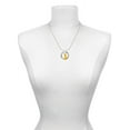 thumbnail image 3 of Delight Jewelry Resin Yellow Geronimo the Giraffe Gymnastics Ring Charm Necklace, 18", 3 of 4