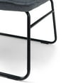thumbnail image 6 of Simpli Home Burke 25 " Modern Accent chair with Lumbar Pillow in Gray Linen Look Fabric, 6 of 7