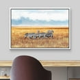 thumbnail image 3 of wall26 Framed Canvas Print Wall Art African Savanna Safari Jungle Zebra Family Nature Animals Photography Realism Rustic Scenic Landscape Colorful for Living Room, Bedroom, Office - 24"x36", 3 of 5