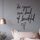 thumbnail image 2 of Pegatinas de pared en inglés creativas personalizadas, pegatinas de pared de fondo para dormitorio, estudio, hogar cálido, 2 of 5