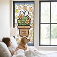 thumbnail image 2 of Easter Window Privacy Film, Bunny Ears Spring Yellow Flowers Potted Plant Pastoral Static Cling UV Sun Blocking Heat Control Window Tint Day and Night, Non-Adhesive One Way Privacy Cover 23.6''x59'', 2 of 7