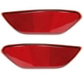 thumbnail image 1 of Rear Bumper Reflector Light, 95863110500 Safe Driving Red Left Right Rear Bumper Reflector  For Car, 1 of 7
