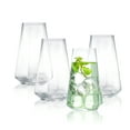 thumbnail image 4 of JoyJolt Infiniti Highball Water or Juice Drinking Glasses, Unique Shaped Glasses [Set of 4], 4 of 6