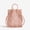 Pink, variant on Women's Off White 3D Ruffled Lace Vertical Mini Tote Bag, Detachable Adjustable Strap Handheld Crossbody Purse for Daily Use