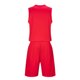 thumbnail image 4 of Conjuntos de camisetas sin mangas de cuello redondo para niños, conjunto de traje de fútbol de color sólido para juegos deportivos universitarios, partidos de rendimiento, uniformes de entrenamiento y, 4 of 5