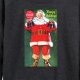 thumbnail image 3 of Coca-Cola - Vintage Santa With Coke Bottles - Women's French Terry Long Sleeve Pullover, 3 of 5