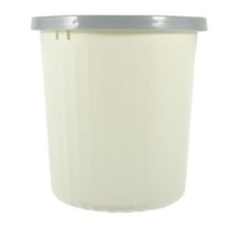 unbranded Air Tight Rubbish Bin Round PP Water Rinseable for Home Use 1Pcs