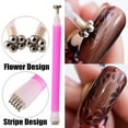 thumbnail image 5 of UDIYO Nail Art Cats Eye Flower Stripe Magnetic Pen DIY 3D Polish UV Gel Manicure Tool, 5 of 8