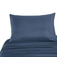 thumbnail image 1 of 3/4 Piece Stripe Sheets Sateen Weave Bed Fitted Sheet Set; Bed Sheet Set Pillowcase Fitted Sheet Toal Bed Cover Kit Home Bedding Set, 1 of 5