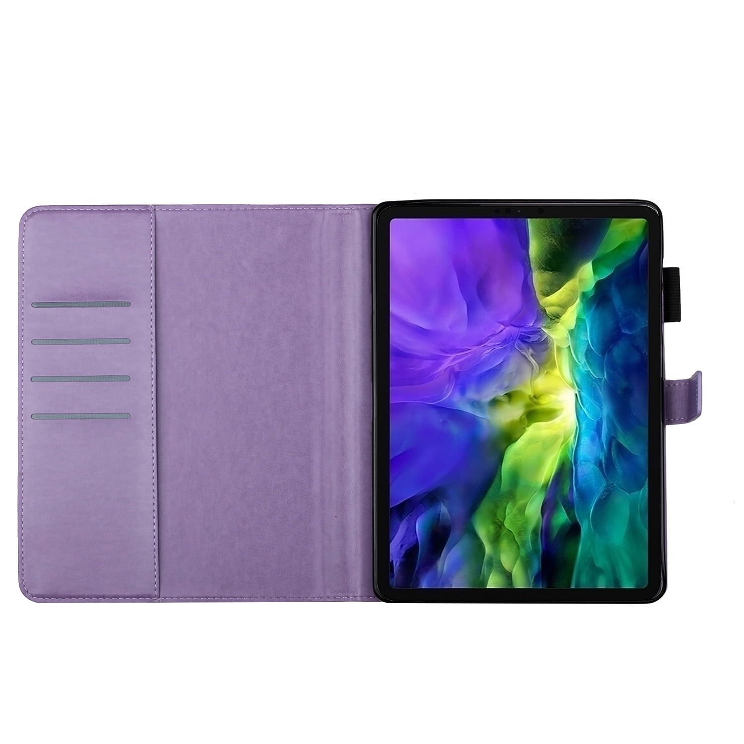 TECH CIRCLE Case for Apple iPad 10th Generation 10.9 Inch 2022,PU Leather Folio Flip Stand Smart Protective Cover with Auto Wake/Sleep Pencil Holder Soft Back Cover for iPad 10th Gen 10.9",Purple