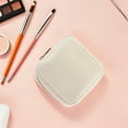 thumbnail image 1 of unbranded Bolsa De Maquillaje Para Viaje Beige De Nylon Impermeable Con Gran Capacidad Y Compacto, 1 of 6