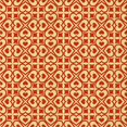 thumbnail image 1 of Ahgly Company Tapis d'Intérieur Lavables en Machine, Carrés de Transition Néon Rouge, Carrés de 8', 1 of 7