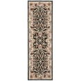 thumbnail image 2 of Safavieh Easy Care Myrtle Floral Runner Rug, Black/Ivory, 2'6" x 8', 2 of 11