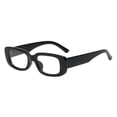 thumbnail image 4 of Rectangle Sunglasses for Women Men, Trendy Retro Square Frame Sun Glasses, UV400 Protection Fashion Shades for Driving, Travel, Outdoor, Lightweight Eyewear Lunettes de Soleil, Khaki, 4 of 7