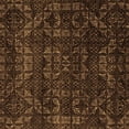thumbnail image 1 of Ahgly Company Indoor Square Abstract Orange Modern Area Rugs, 6' Square, 1 of 4