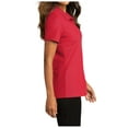 thumbnail image 3 of Womens Short Sleeve Easy Care SuperPro React Polo Shirt Rich Red L, 3 of 5