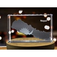 thumbnail image 5 of Nepal 3D Engraved Crystal 3D Engraved Crystal Keepsake/Gift/Decor/Collectible/Souvenir, 5 of 8