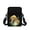 Frog Mushroom, variant on Eheartsgir Dachshund Paw Print Crossbody Shoulder Bag, Zippered 2-Layer Lightweight Sling Bags for Women for Work and Travel
