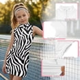 thumbnail image 4 of Shadoumai Girls Dresses Summer Polo Sporty Dress Casual Sundress Straight Girl Athletic Tank Top for Going Out Playing,Girls Red Athletic Tennis Dress, 4 of 6
