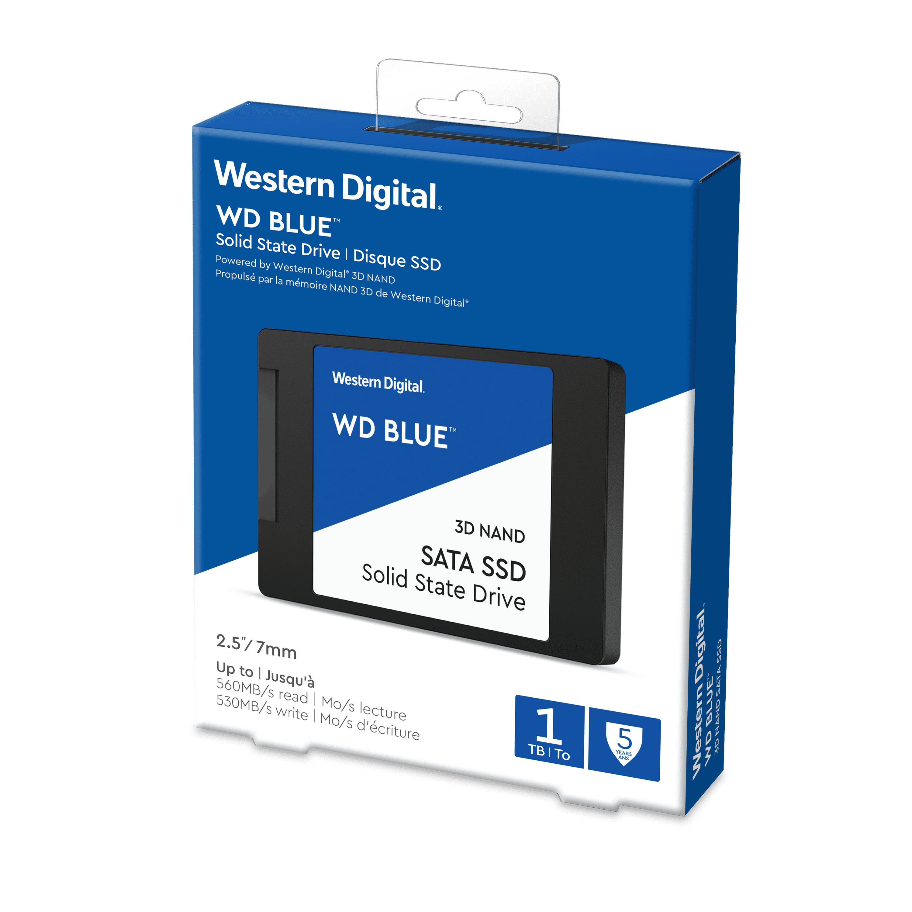 WD Blue 2.5-Inch 3D NAND SATA SSD 1TB - WDBNCE0010PNC 